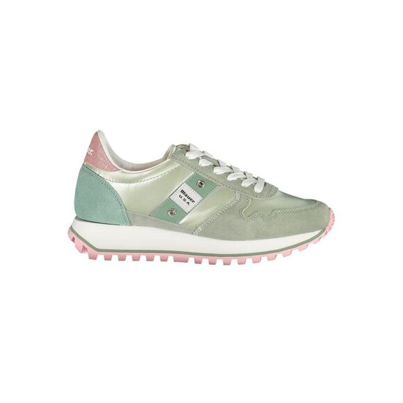Blauer Verde Poliestere Women Women's Sneaker